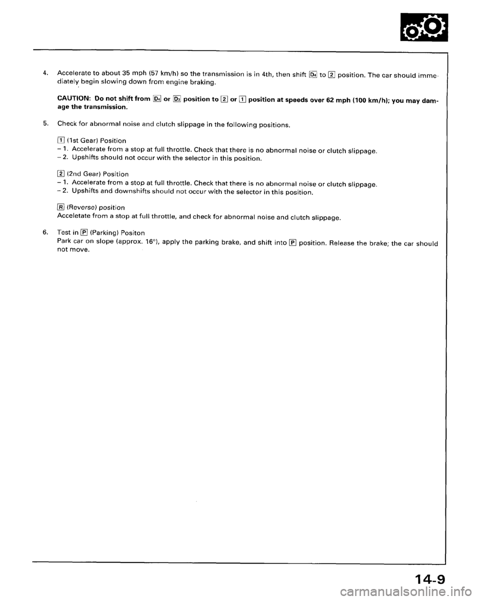 HONDA ACCORD 1996  Service Manual Supplement 