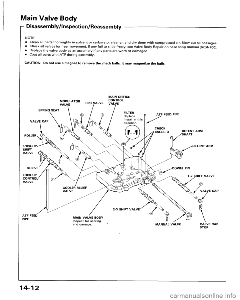 HONDA ACCORD 1996  Service Manual Supplement 