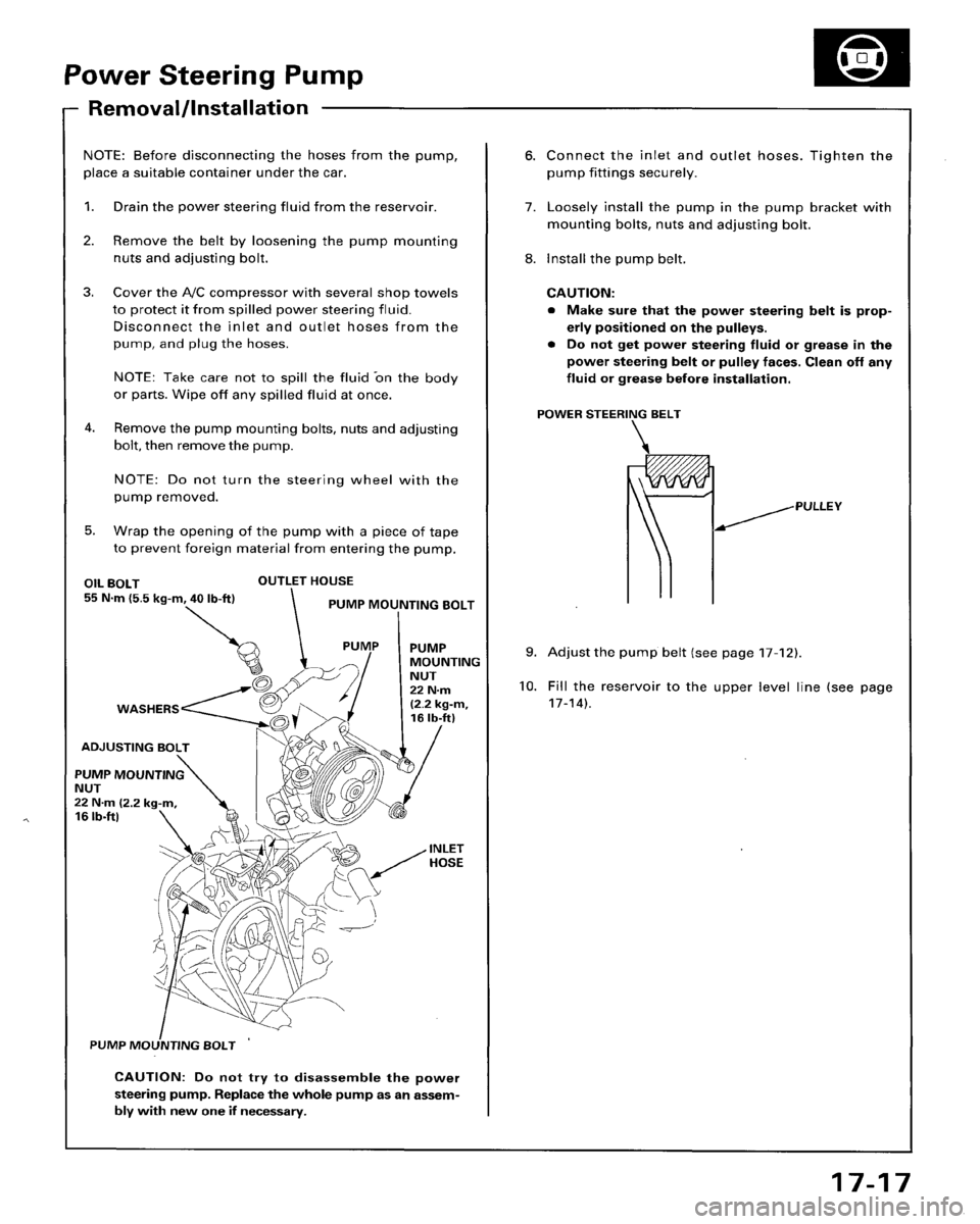 HONDA ACCORD 1996  Service Manual Supplement 