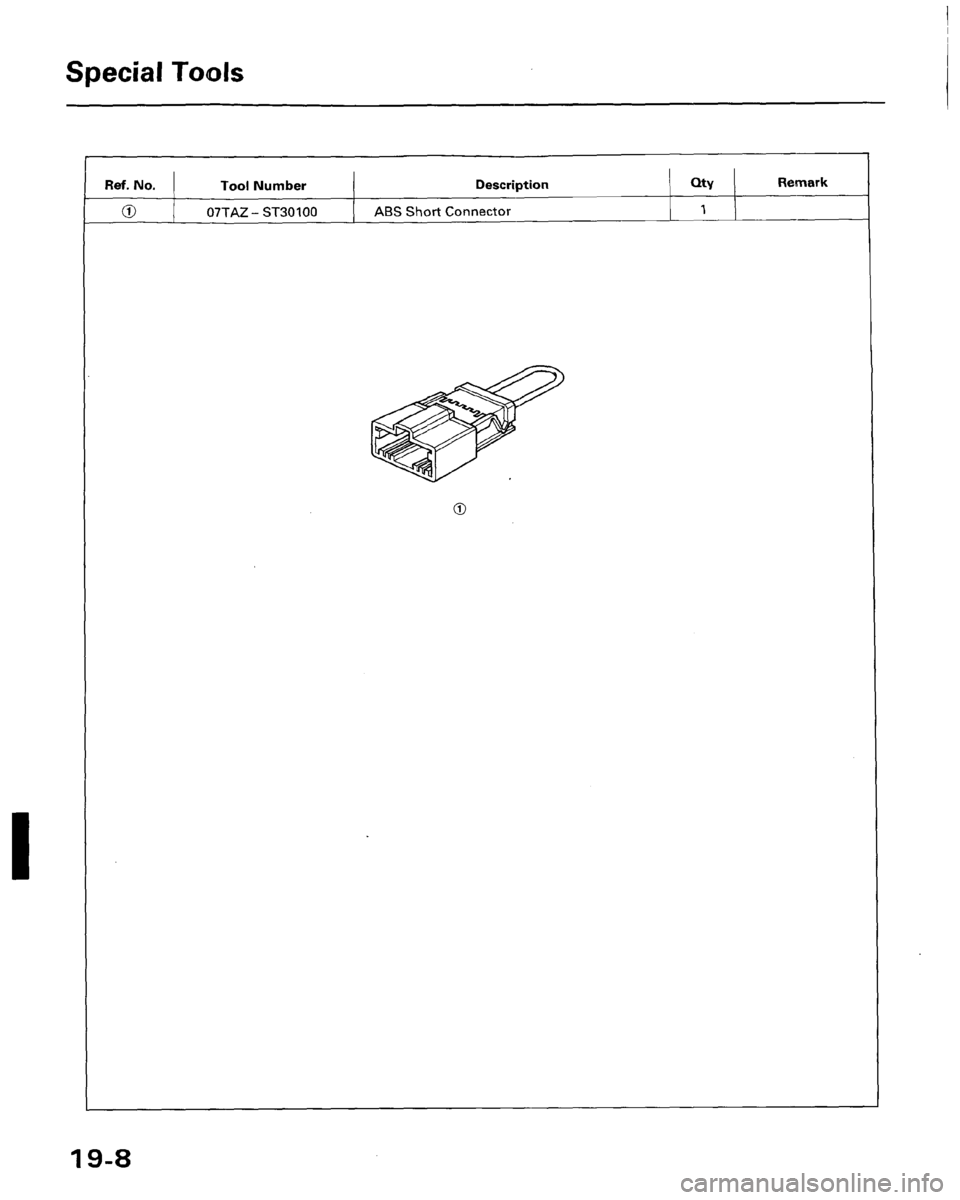 HONDA ACCORD 1996  Service Manual Supplement 