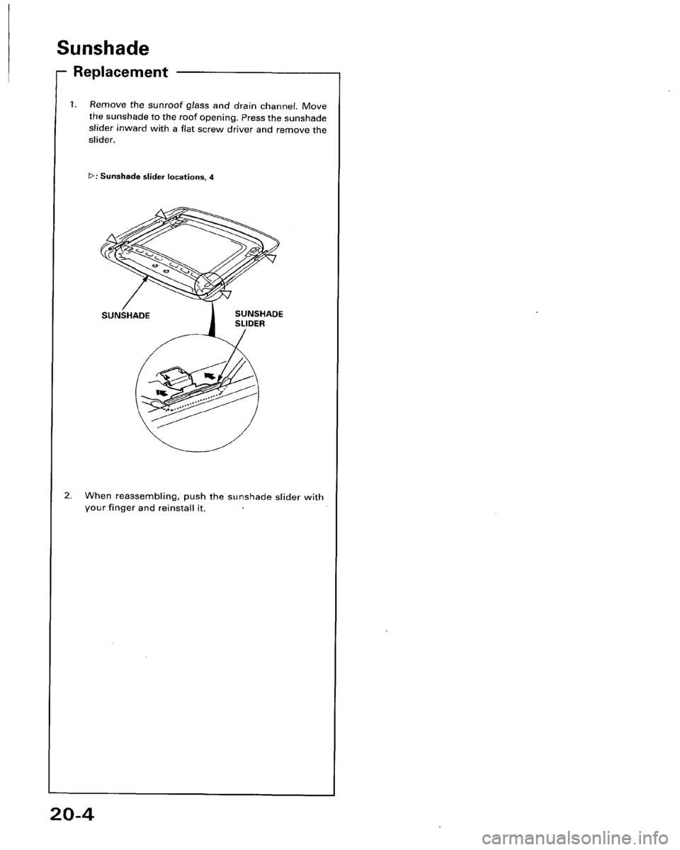 HONDA ACCORD 1996  Service Manual Supplement 