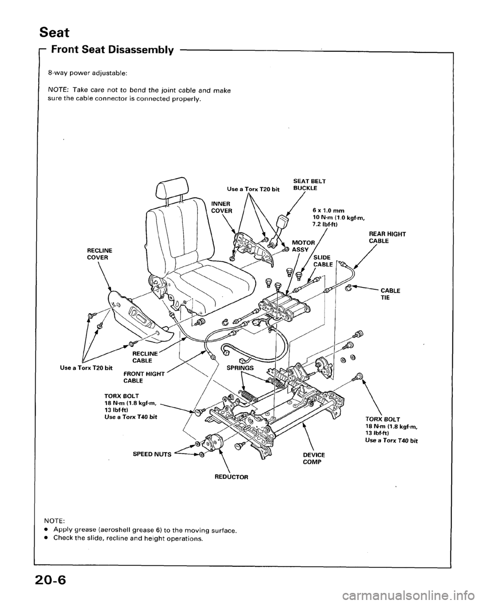 HONDA ACCORD 1996  Service Manual Supplement 