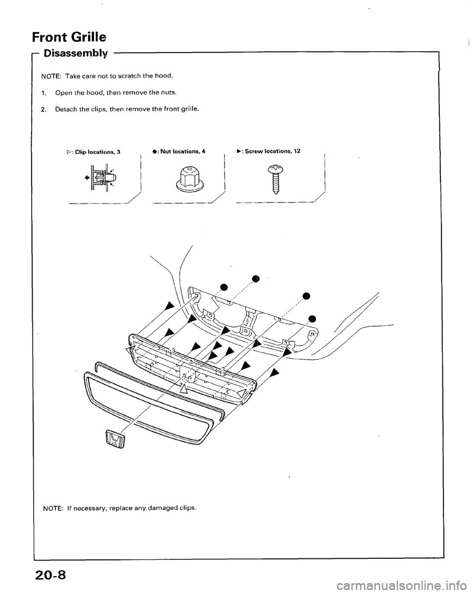 HONDA ACCORD 1996  Service Manual Supplement 