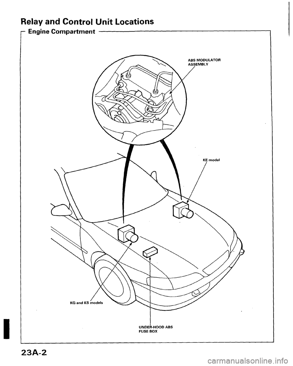 HONDA ACCORD 1996  Service Manual Supplement 