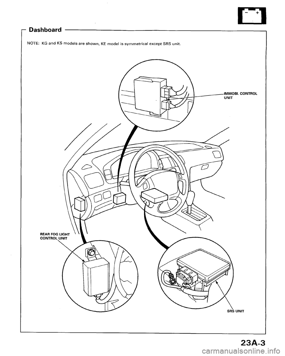 HONDA ACCORD 1996  Service Manual Supplement 