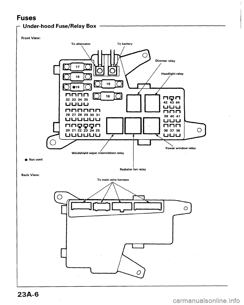 HONDA ACCORD 1996  Service Manual Supplement 