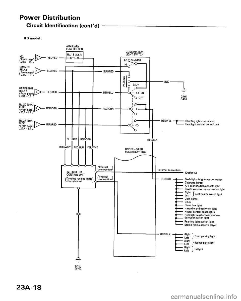 HONDA ACCORD 1996  Service Manual Supplement 