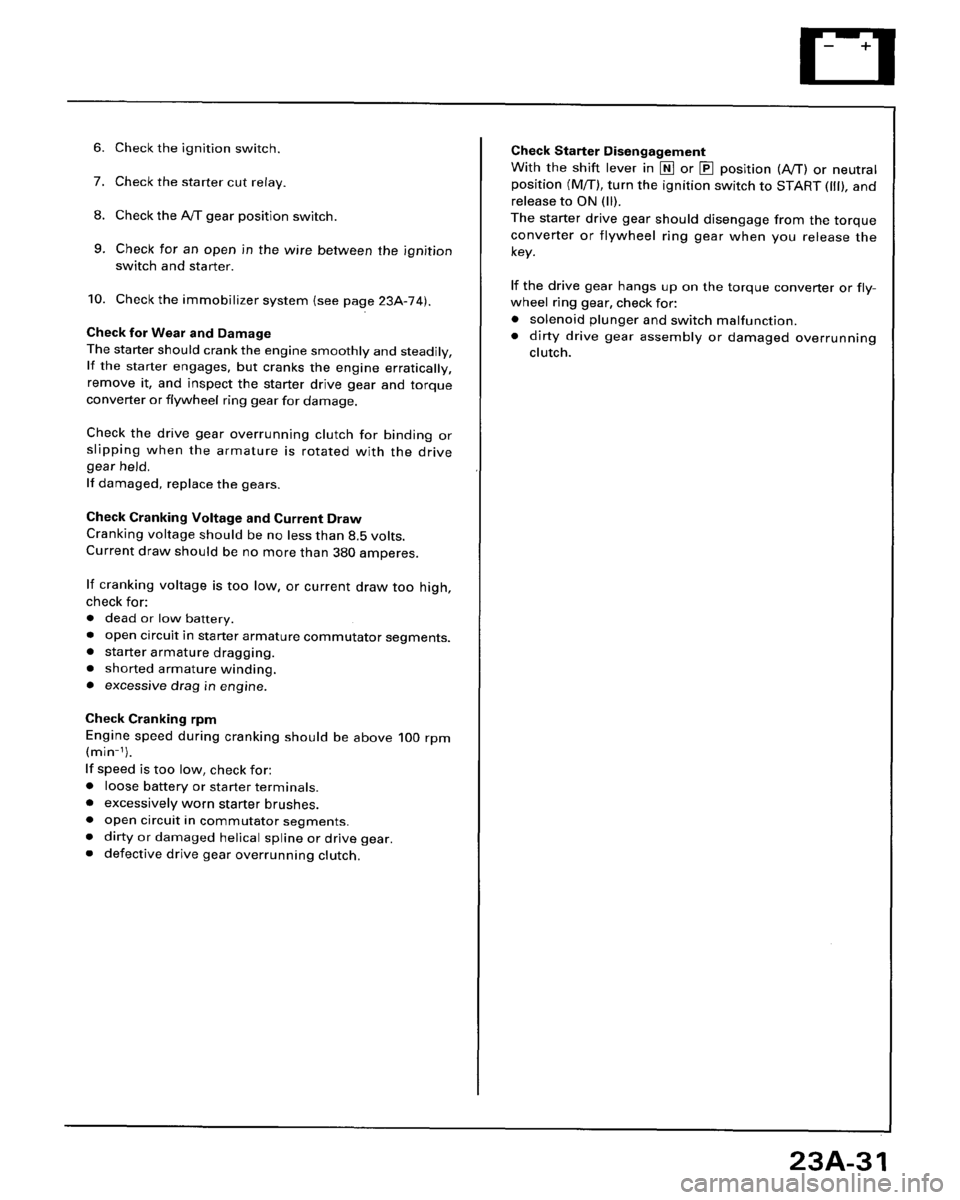 HONDA ACCORD 1996  Service Manual Supplement 