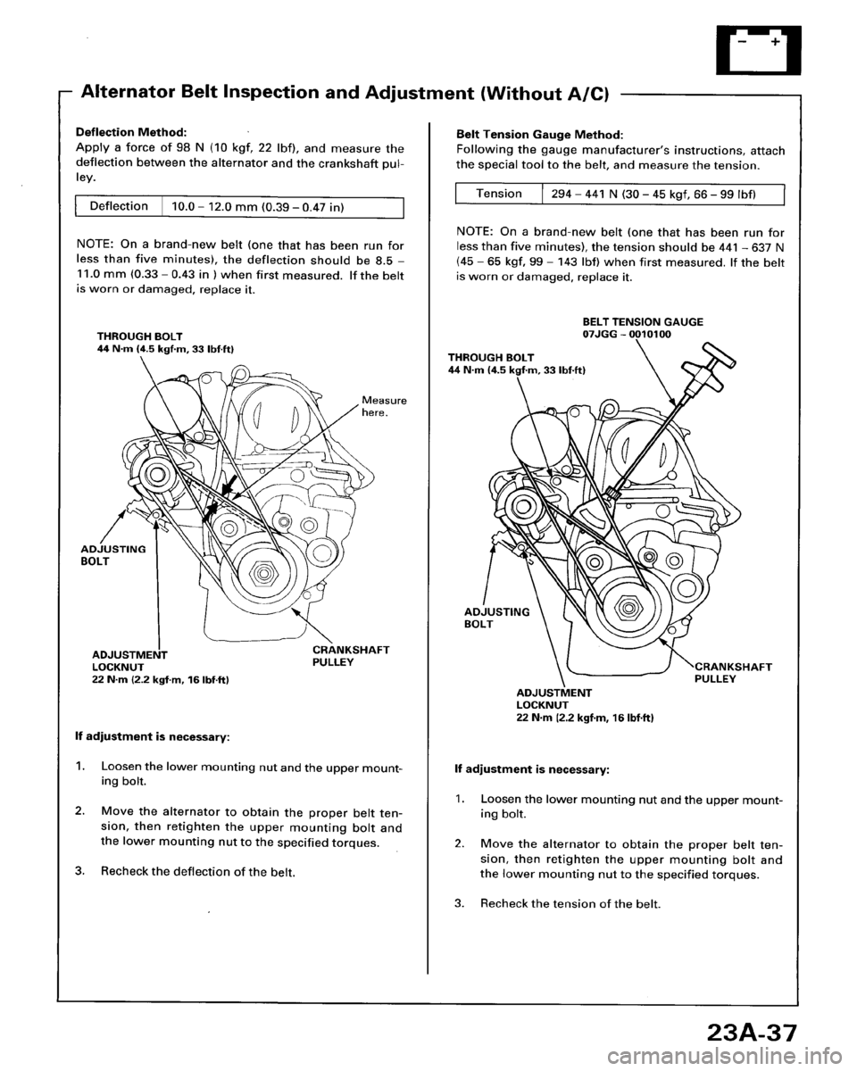 HONDA ACCORD 1996  Service Manual Supplement 