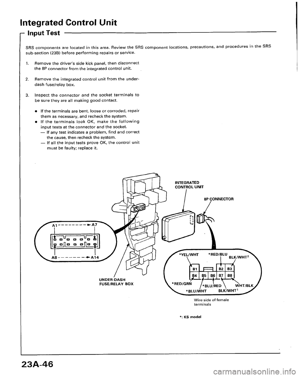 HONDA ACCORD 1996  Service Manual Supplement 