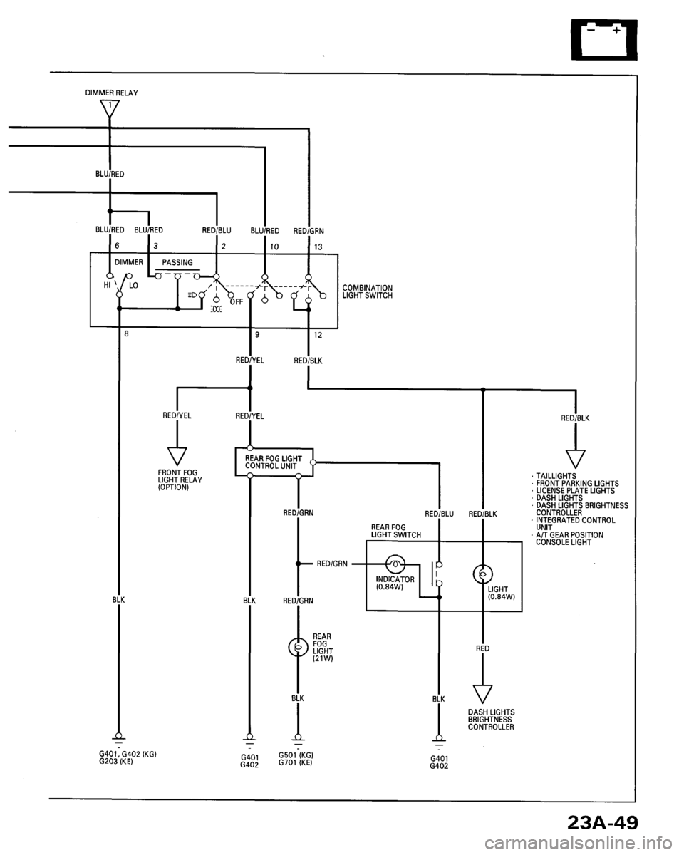 HONDA ACCORD 1996  Service Manual Supplement 