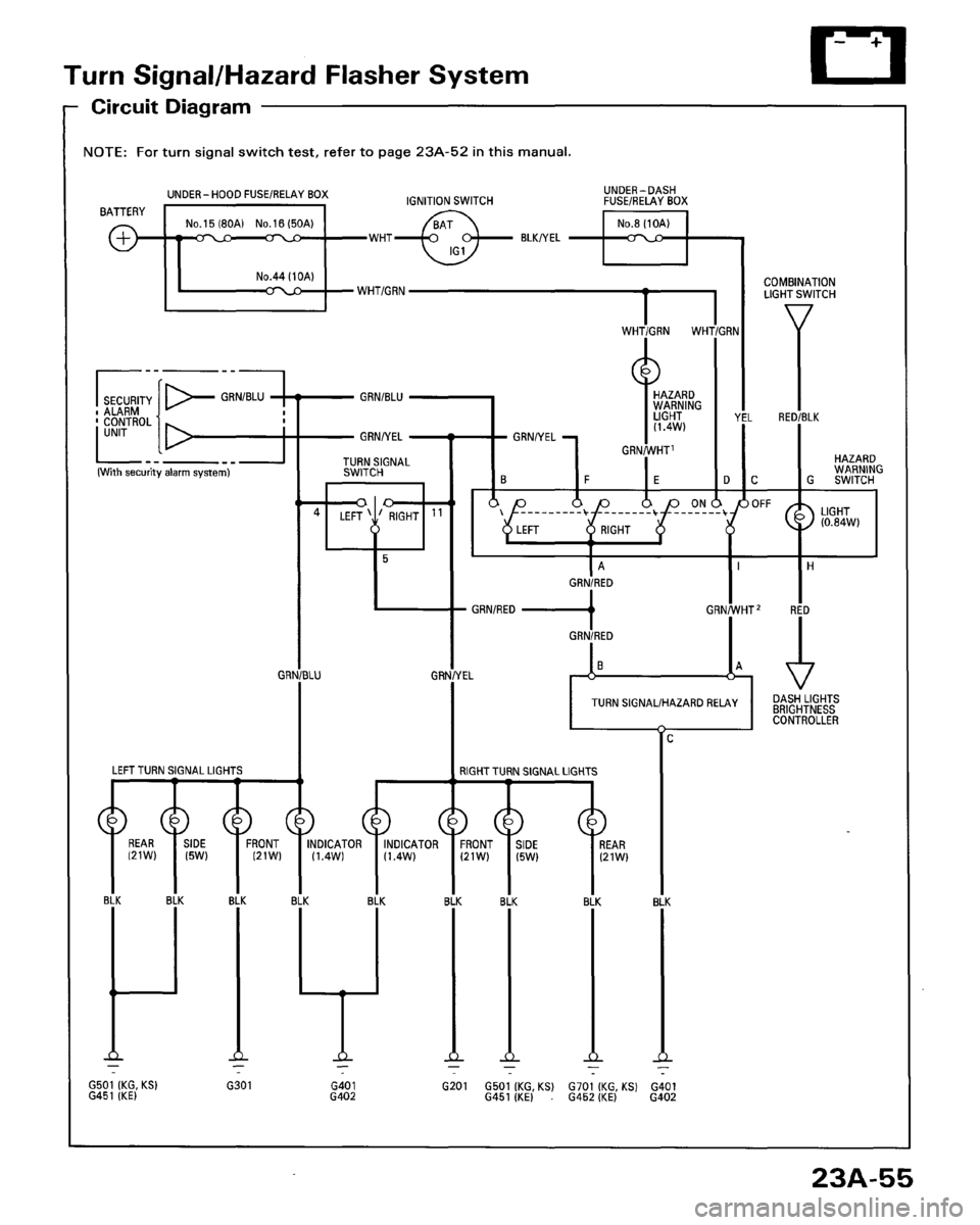 HONDA ACCORD 1996  Service Manual Supplement 
