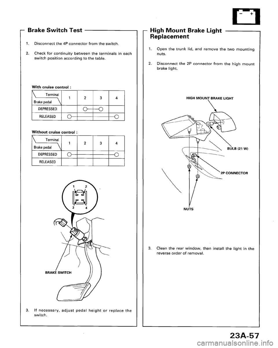 HONDA ACCORD 1996  Service Manual Supplement 