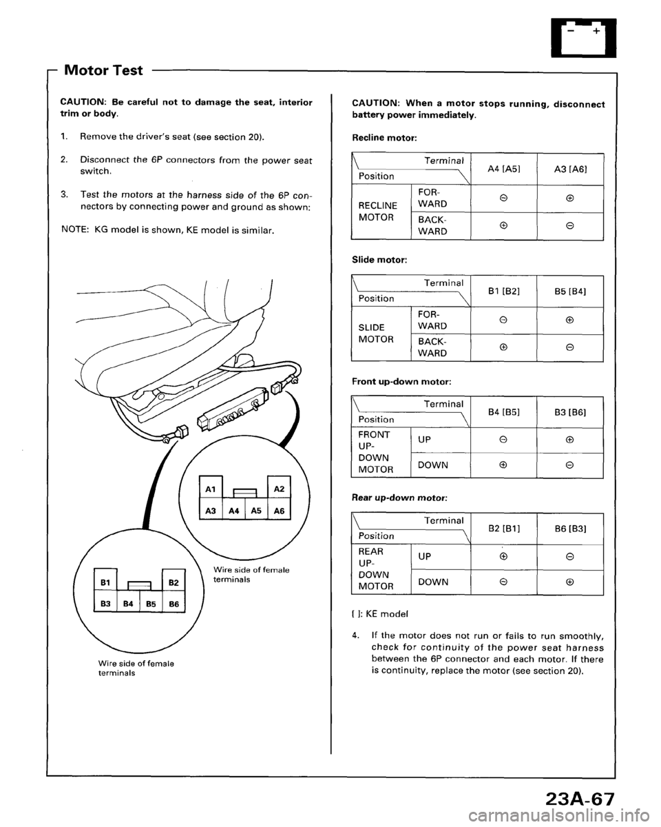 HONDA ACCORD 1996  Service Manual Supplement 