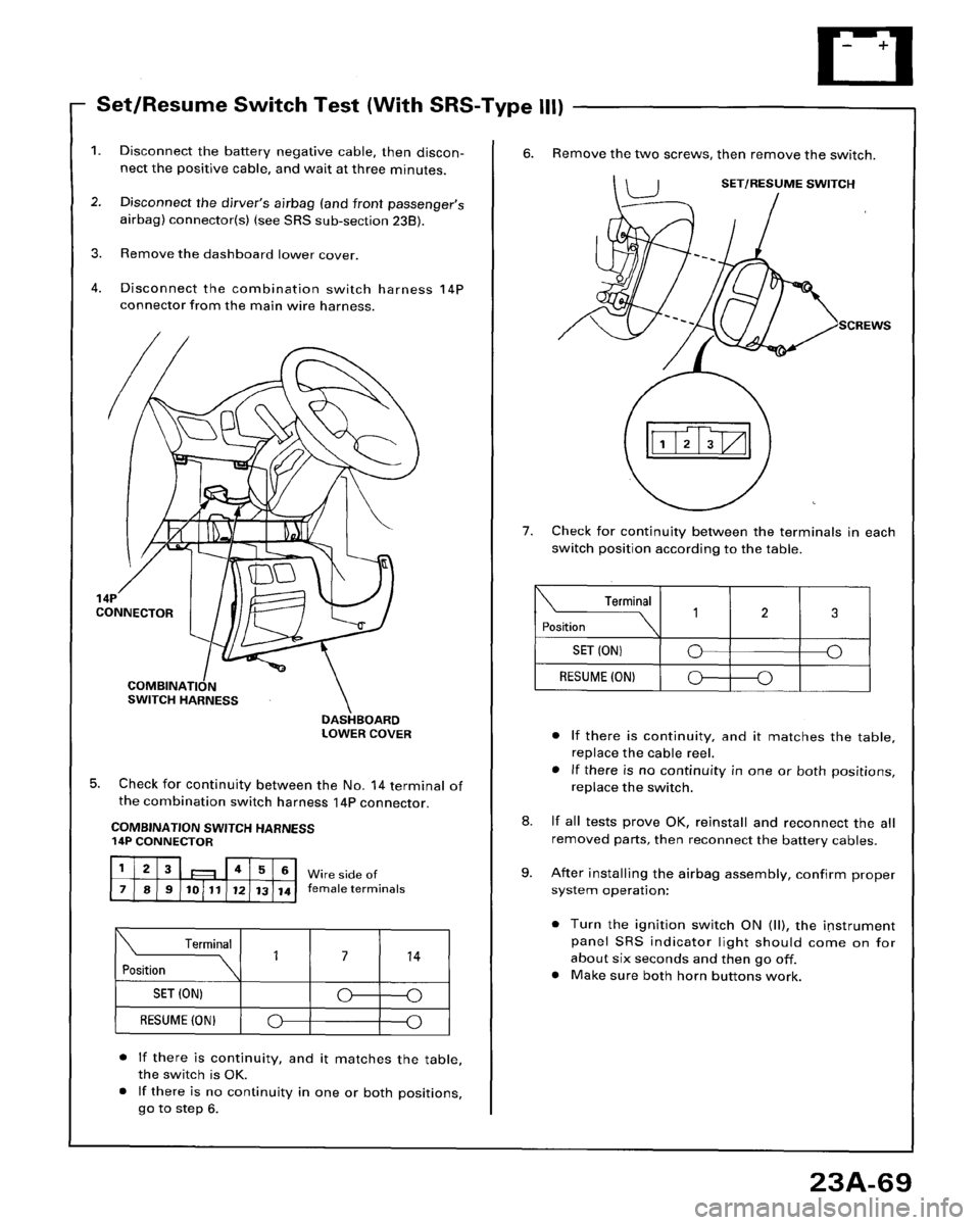 HONDA ACCORD 1996  Service Manual Supplement 