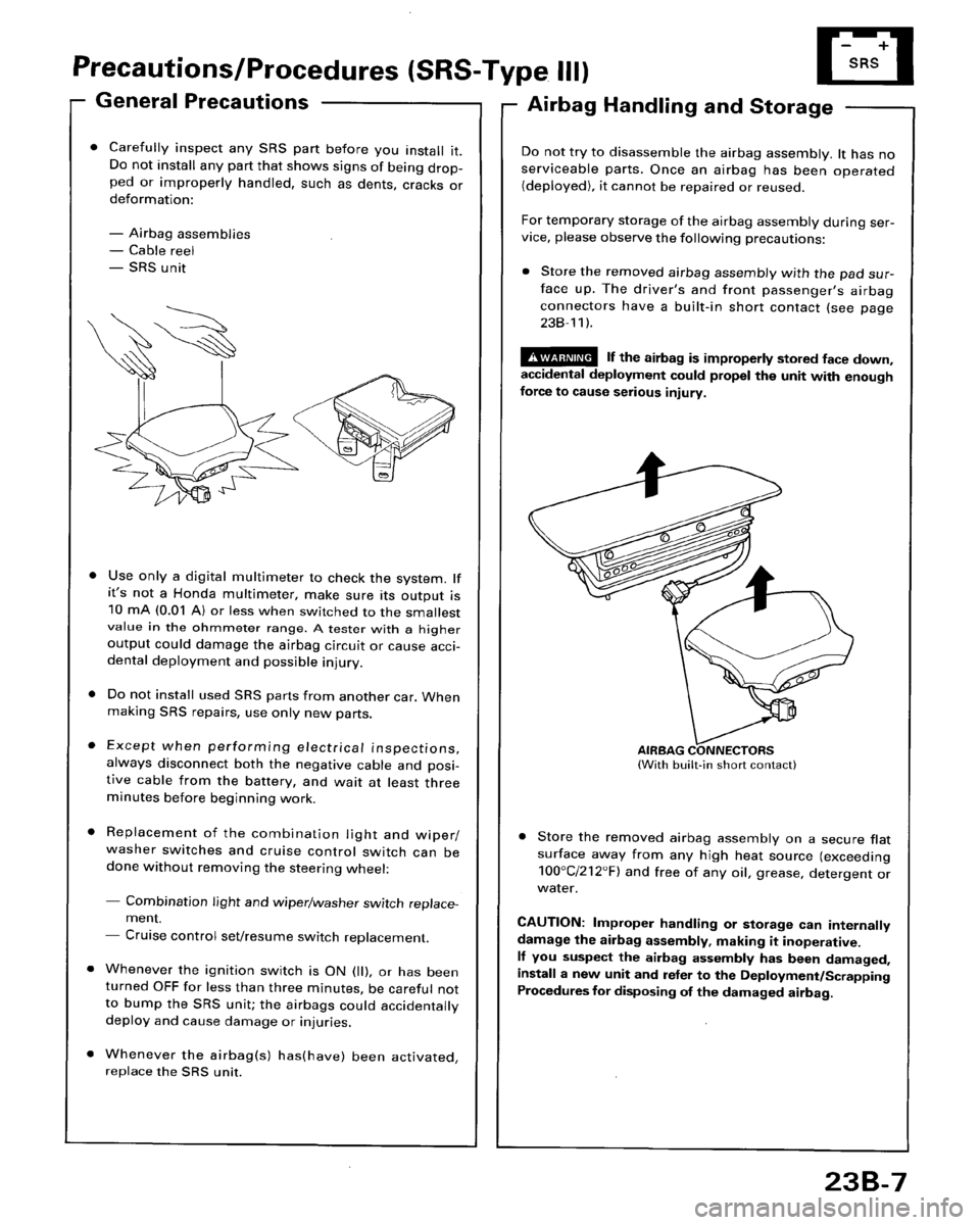HONDA ACCORD 1996  Service Manual Supplement 