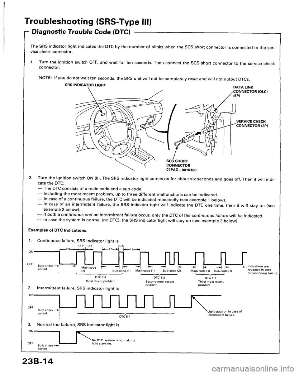 HONDA ACCORD 1996  Service Manual Supplement 
