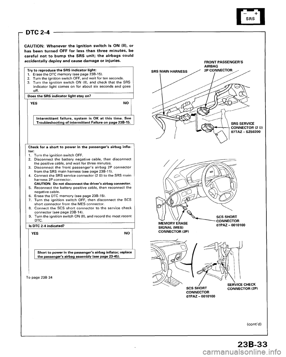HONDA ACCORD 1996  Service Manual Supplement 