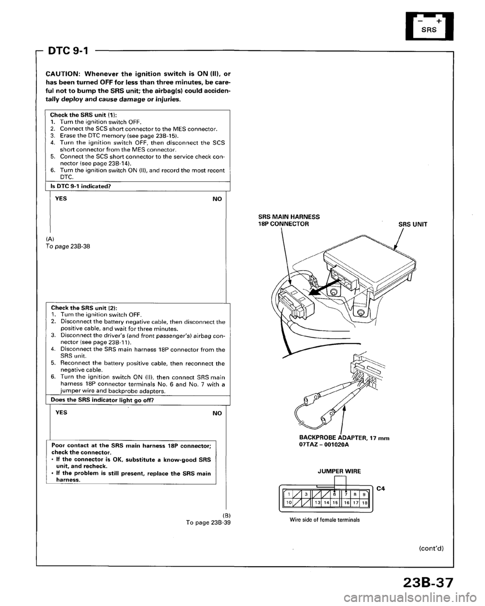 HONDA ACCORD 1996  Service Manual Supplement 