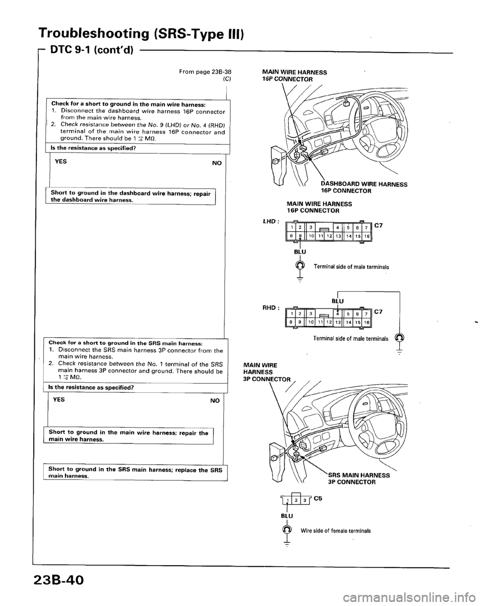 HONDA ACCORD 1996  Service Manual Supplement 