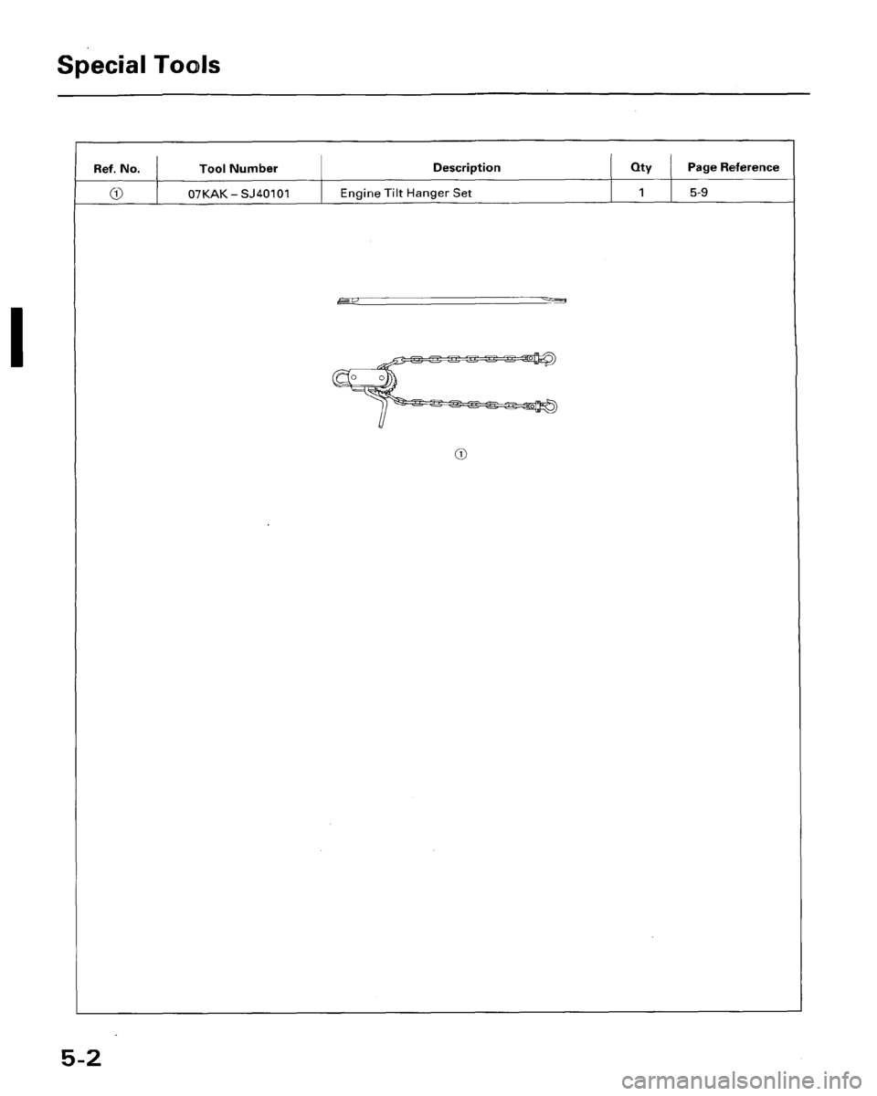 HONDA ACCORD 1996  Service Manual Supplement 