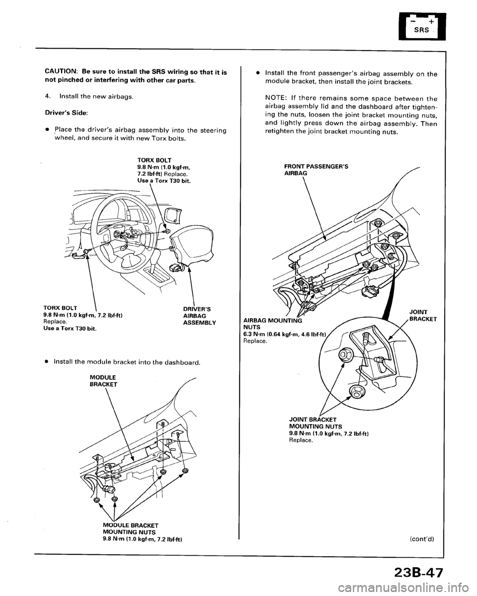HONDA ACCORD 1996  Service Manual Supplement 