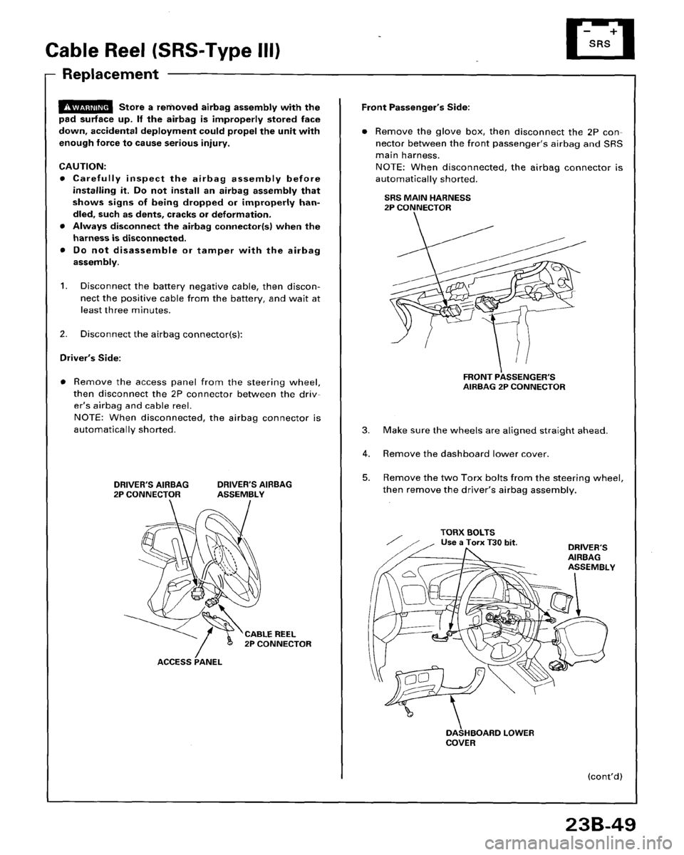 HONDA ACCORD 1996  Service Manual Supplement 