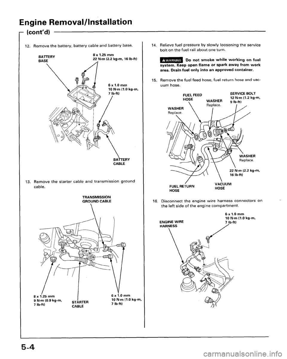 HONDA ACCORD 1996  Service Manual Supplement 