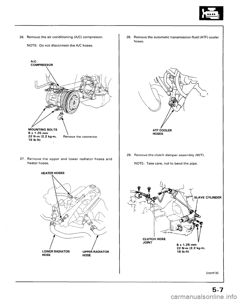 HONDA ACCORD 1996  Service Manual Supplement 