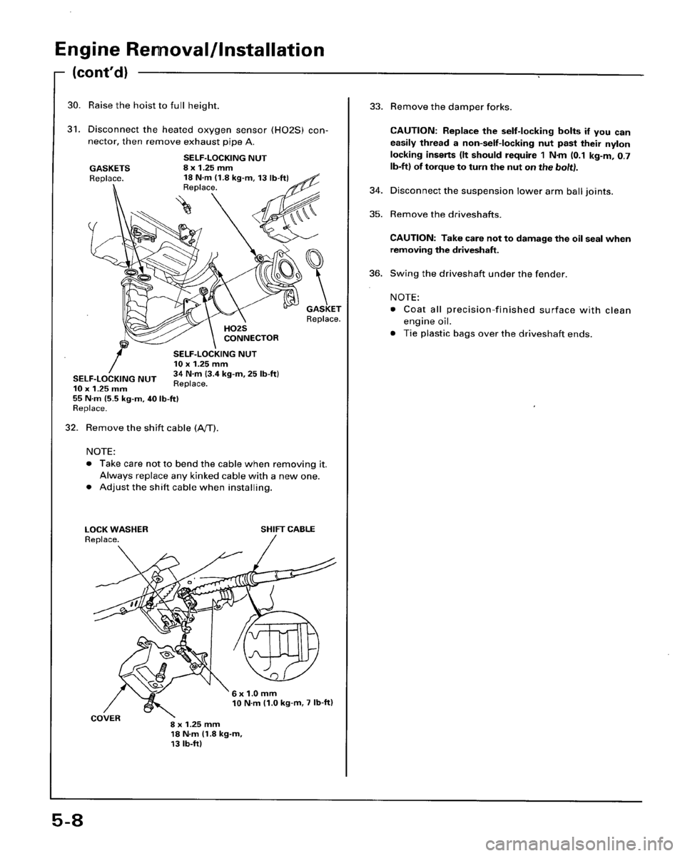 HONDA ACCORD 1996  Service Manual Supplement 