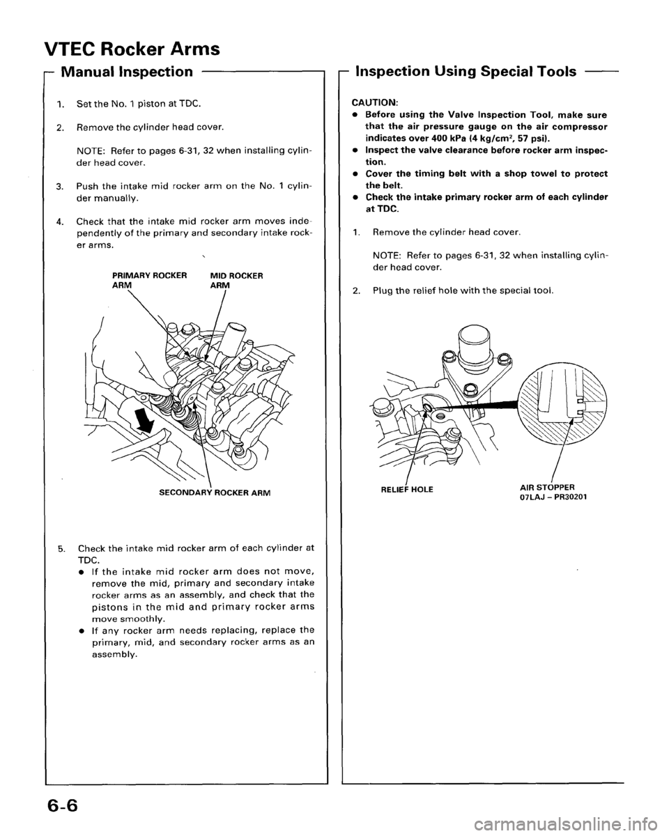 HONDA ACCORD 1996  Service Manual Supplement 