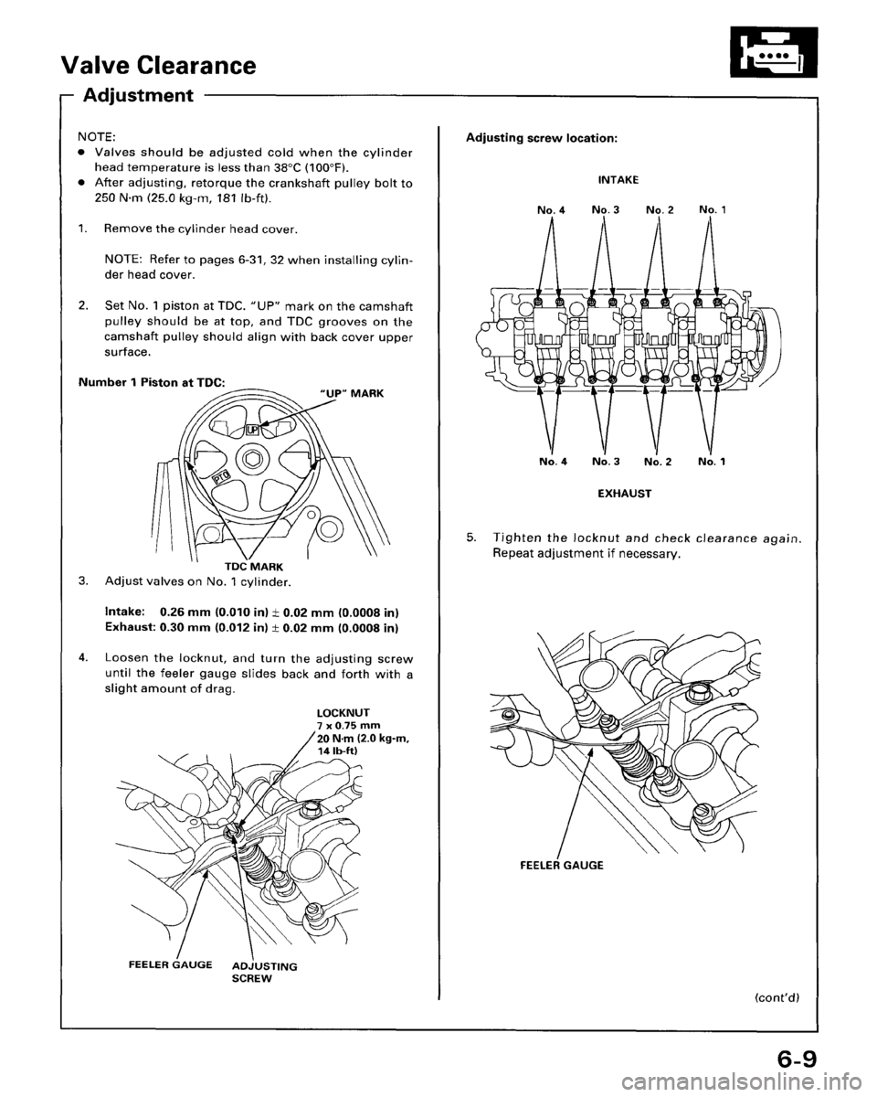 HONDA ACCORD 1996  Service Manual Supplement 