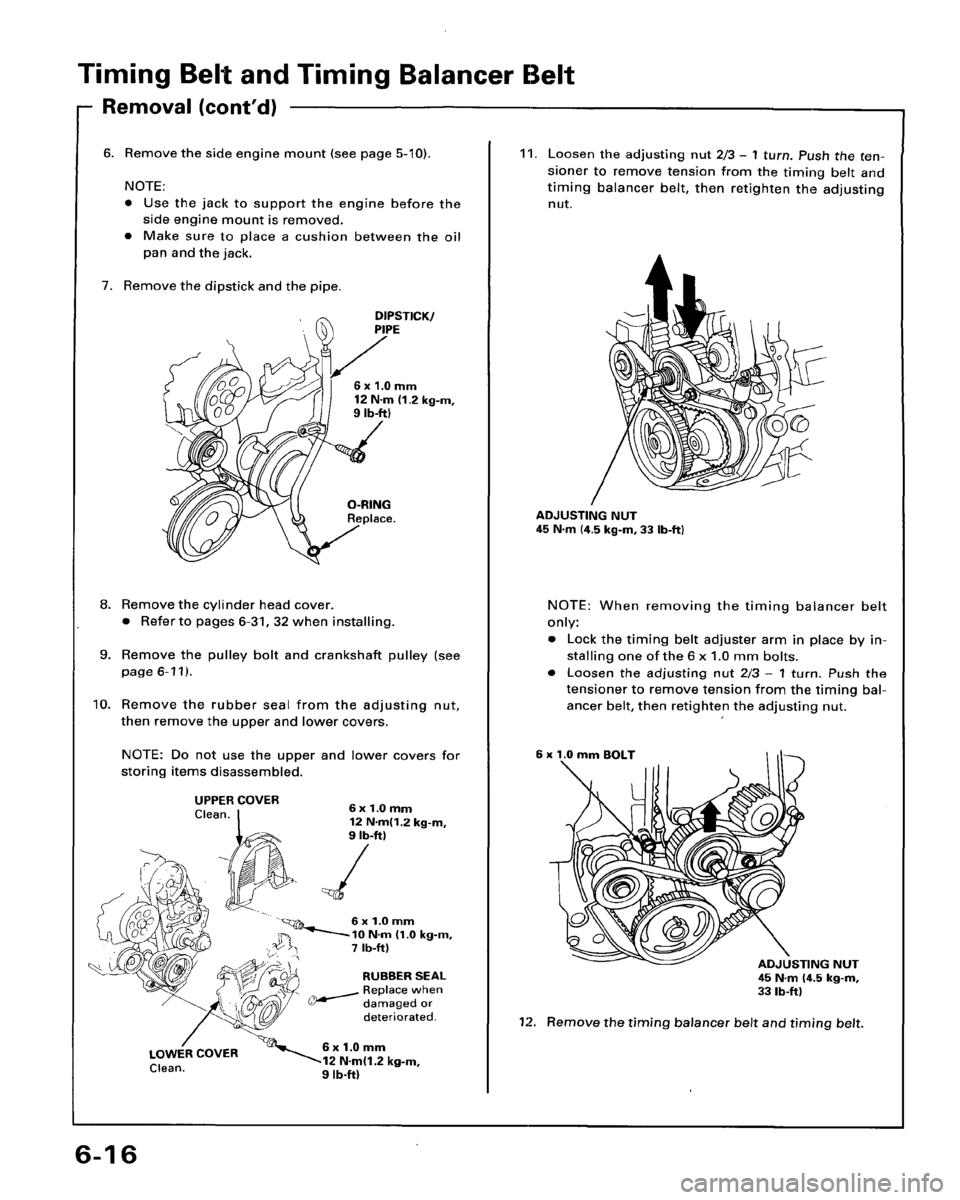 HONDA ACCORD 1996  Service Manual Supplement 