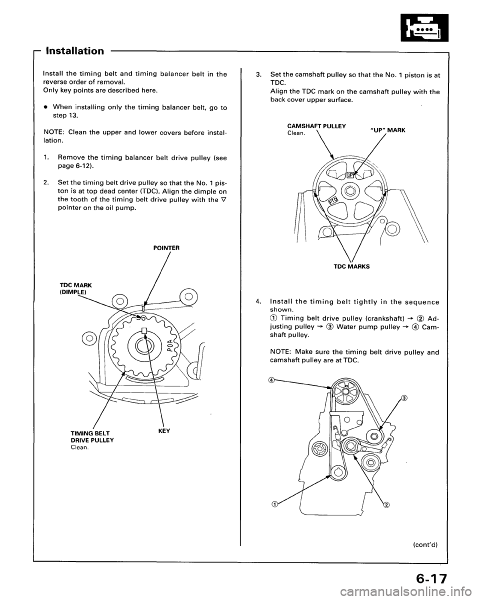 HONDA ACCORD 1996  Service Manual Supplement 