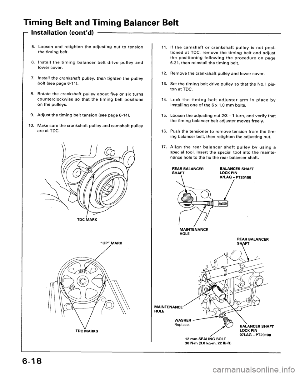 HONDA ACCORD 1996  Service Manual Supplement 