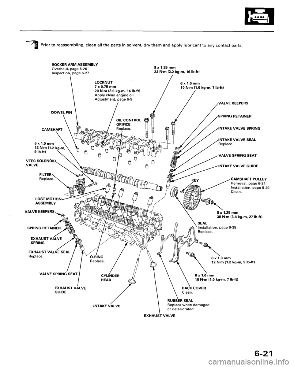 HONDA ACCORD 1996  Service Manual Supplement 