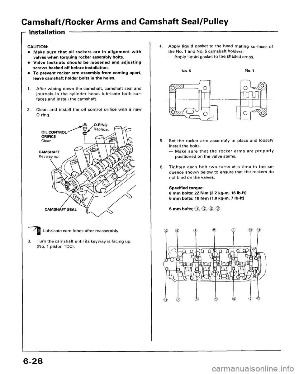 HONDA ACCORD 1996  Service Manual Supplement 