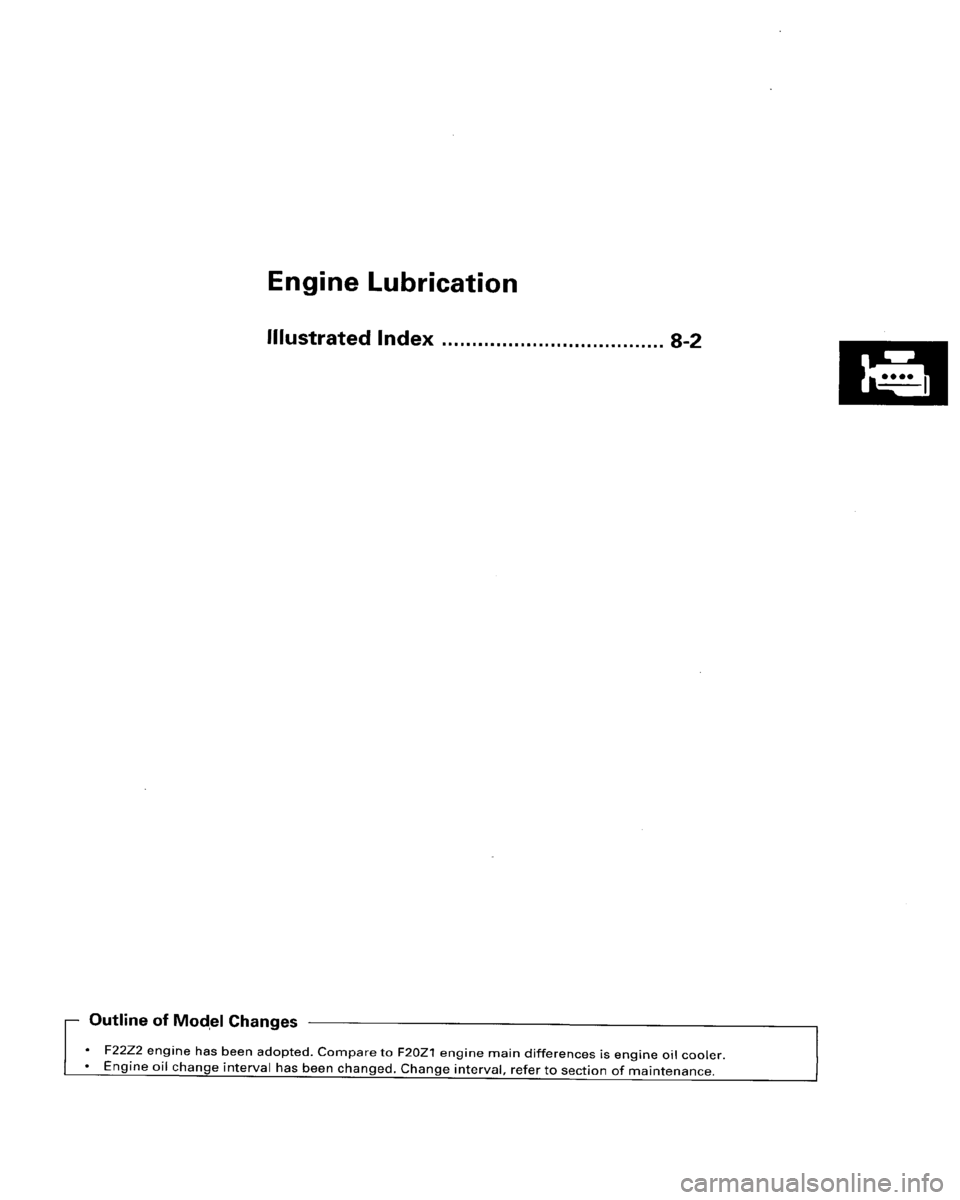 HONDA ACCORD 1996  Service Manual Supplement 