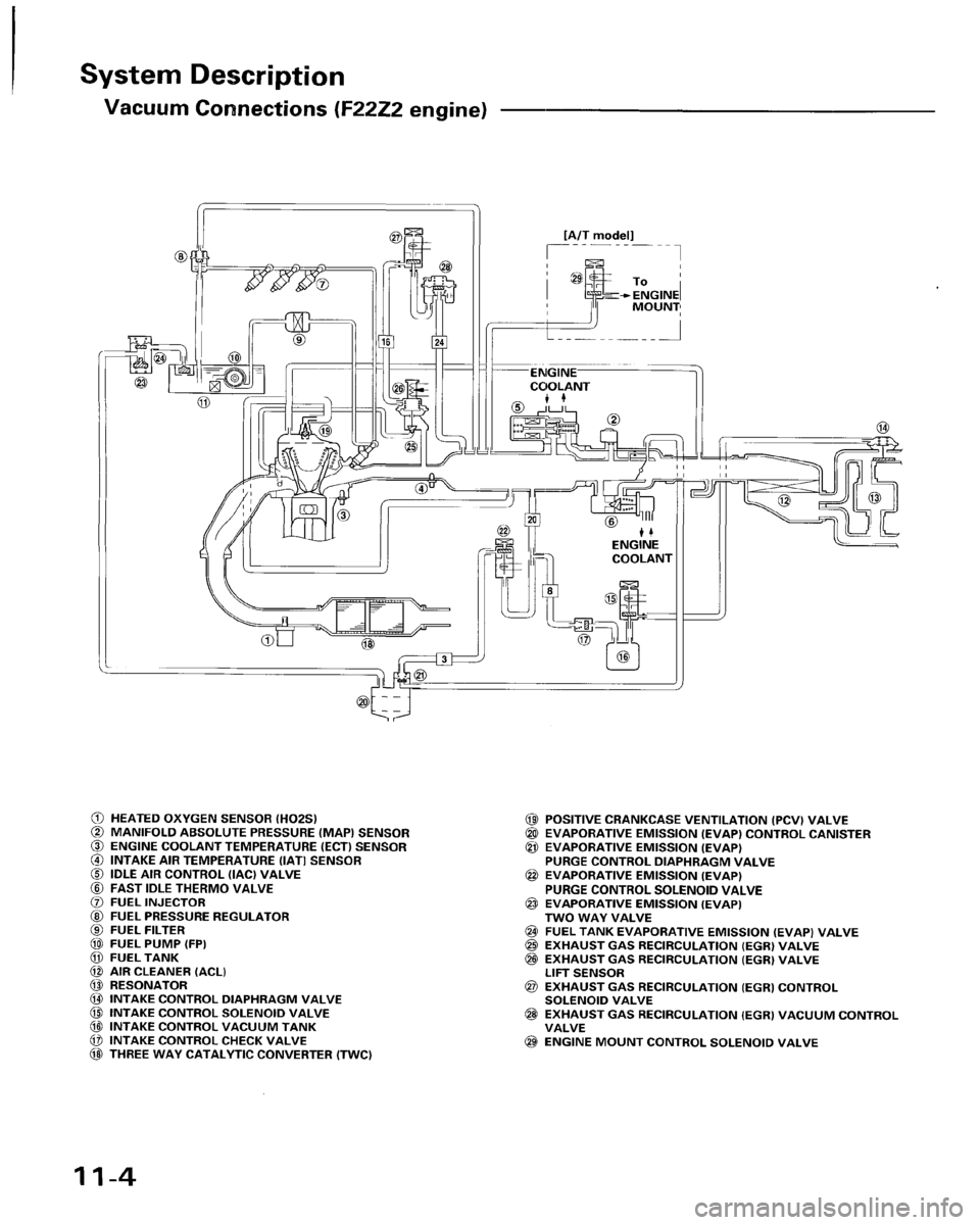 HONDA ACCORD 1996  Service Manual Supplement 