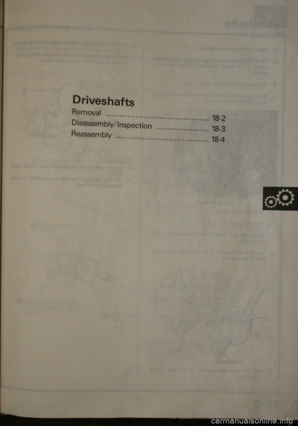 HONDA CITY 1983  Shop Manual 