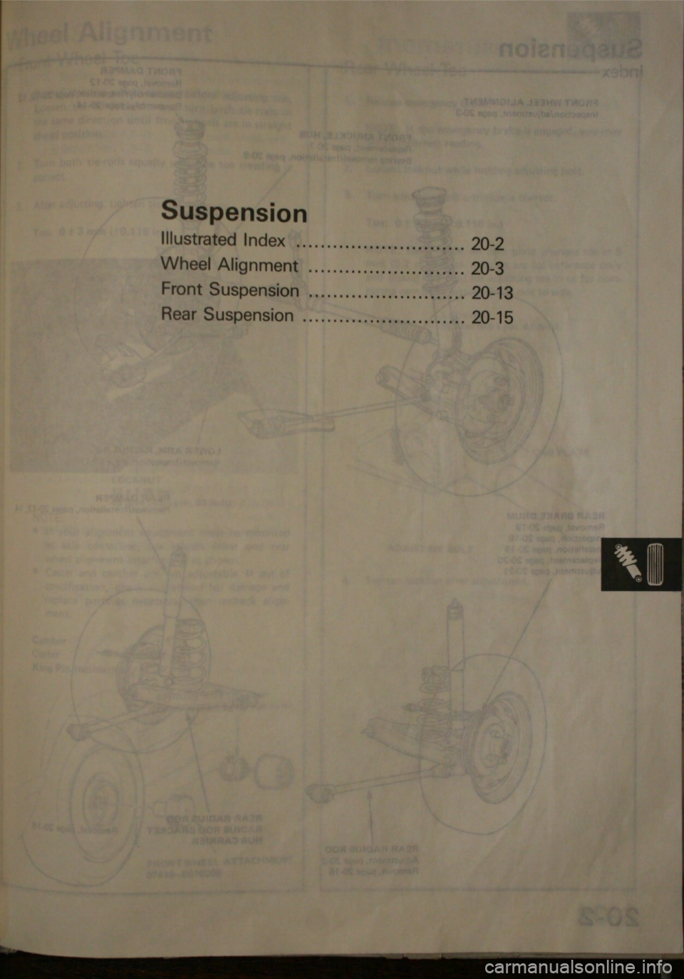 HONDA CITY 1983  Shop Manual 