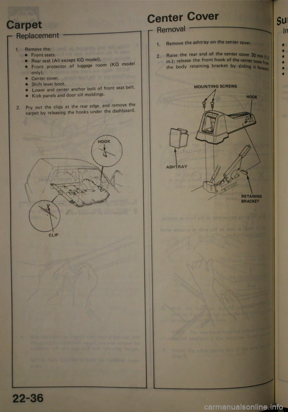HONDA CITY 1983  Shop Manual 