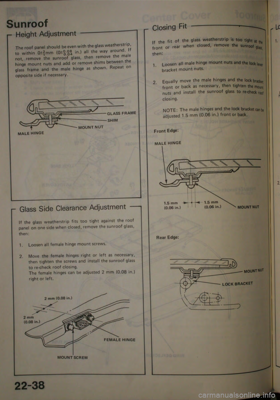 HONDA CITY 1983  Shop Manual 