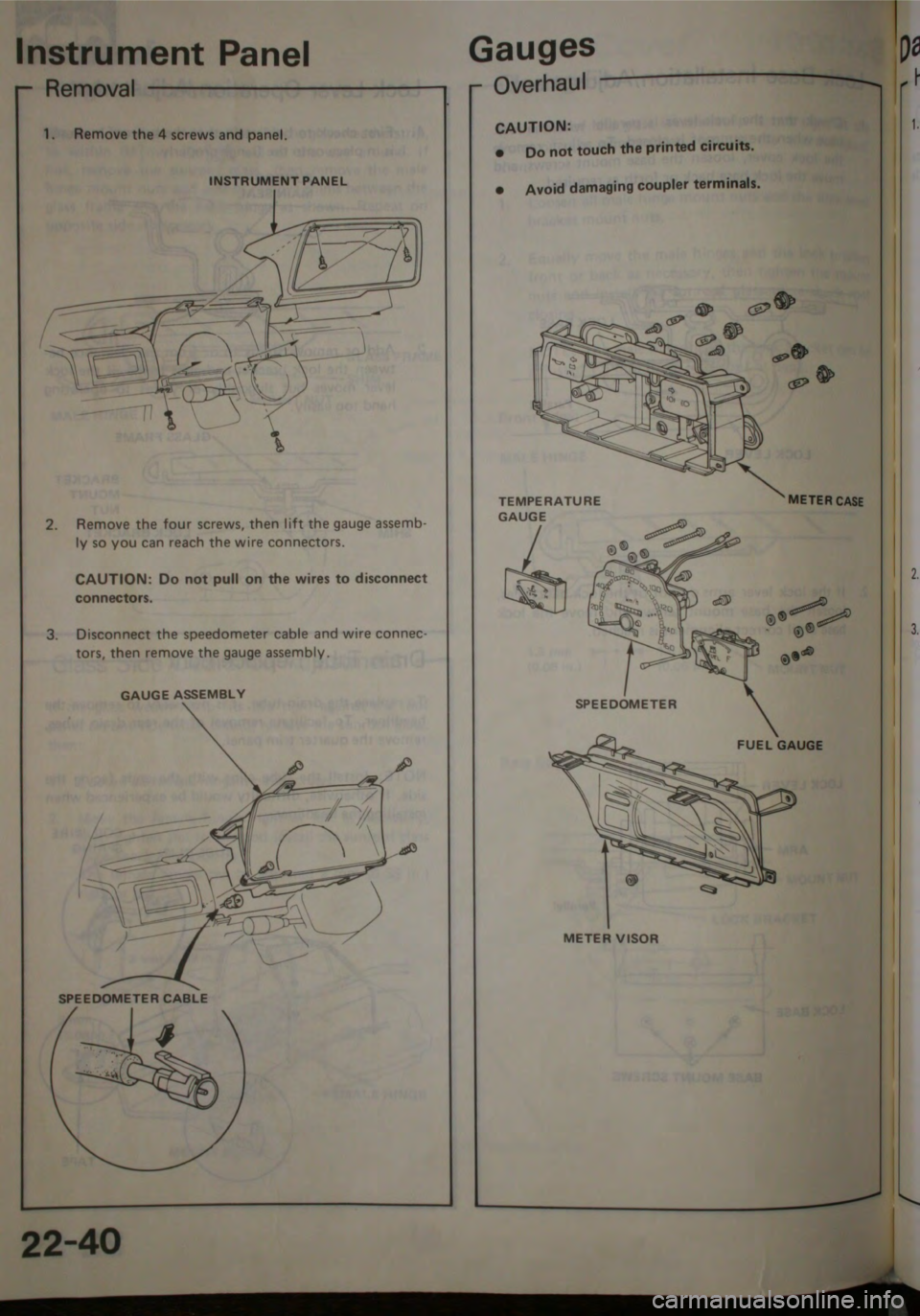 HONDA CITY 1983  Shop Manual 