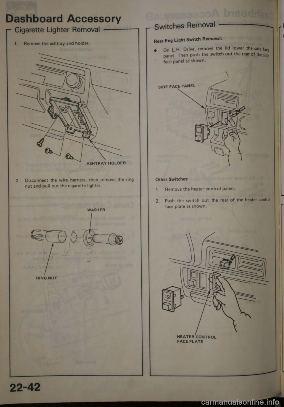 HONDA CITY 1983  Shop Manual 