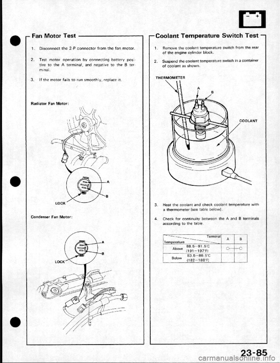 HONDA CRX 1984  Service Repair Manual 