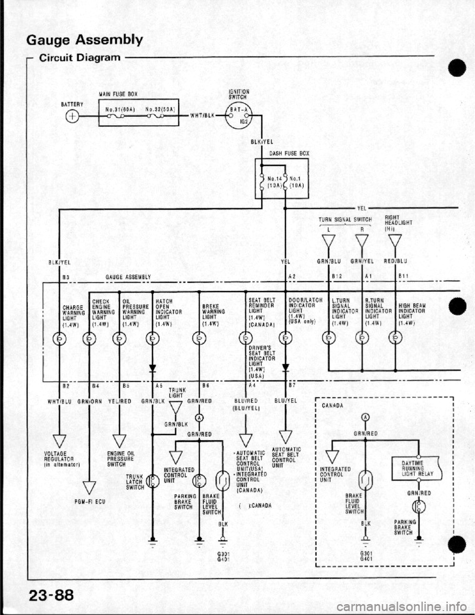 HONDA CRX 1984  Service Repair Manual 