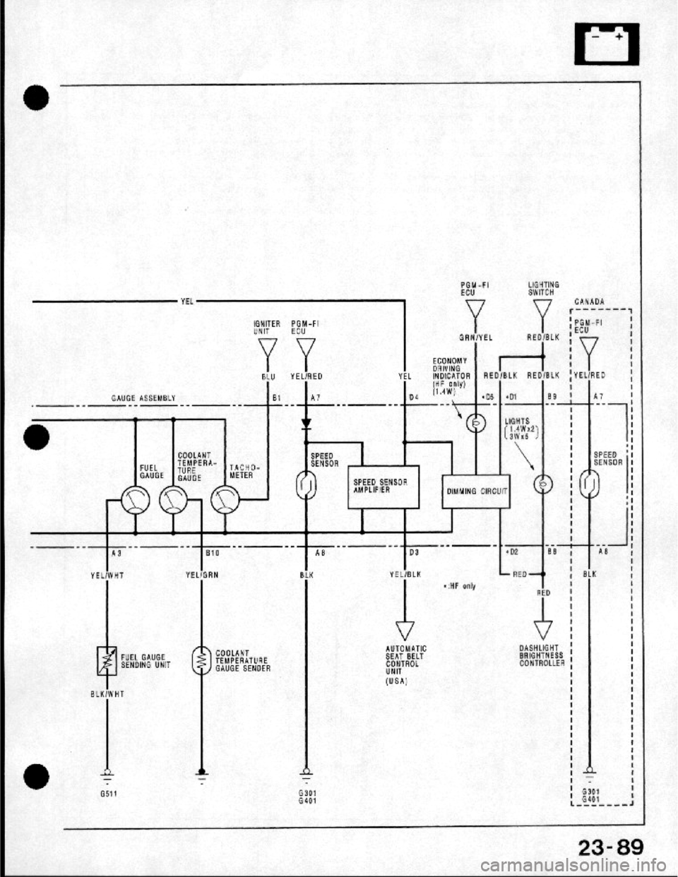 HONDA CRX 1984  Service Repair Manual 
