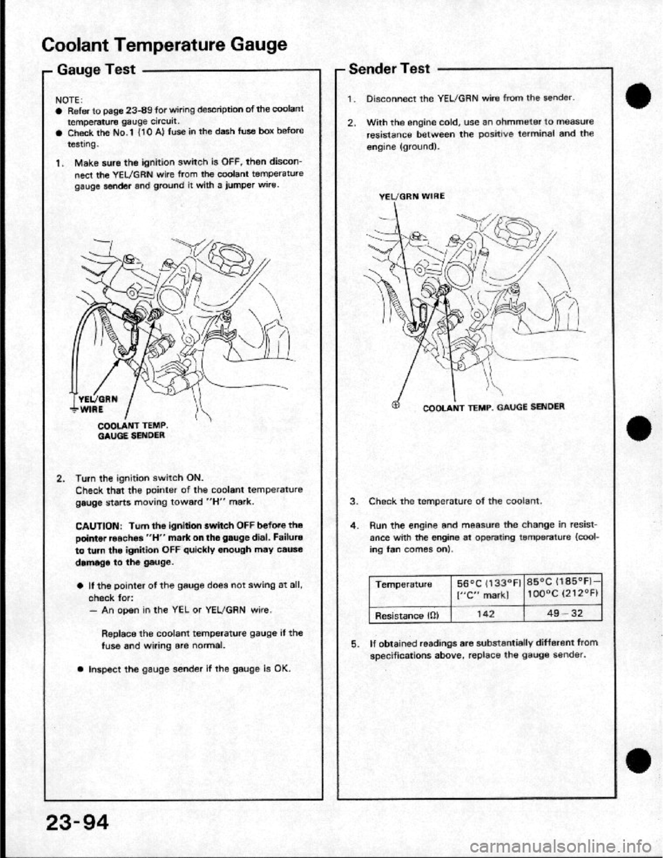 HONDA CRX 1984  Service Repair Manual 