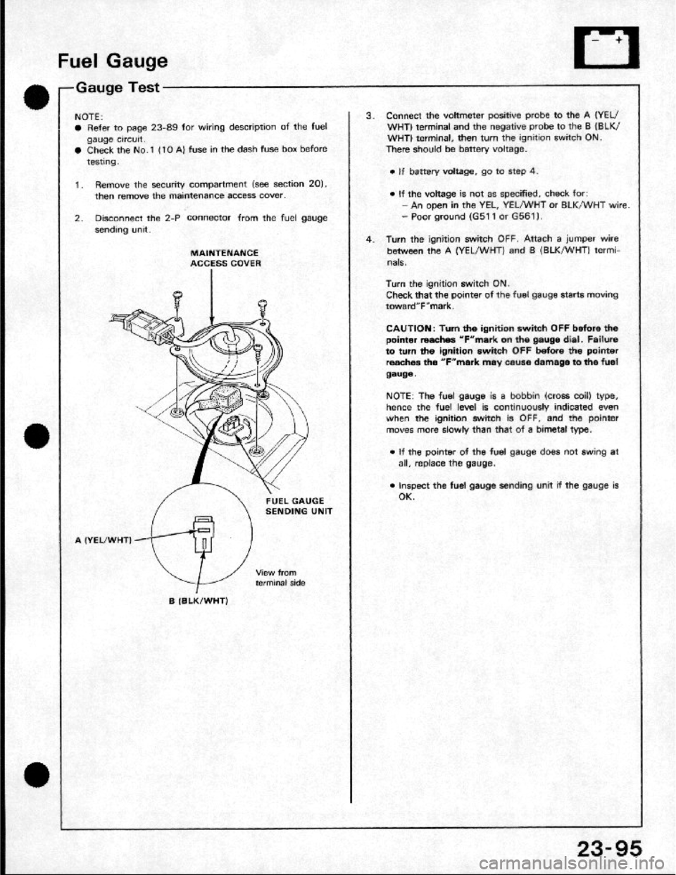 HONDA CRX 1984  Service Repair Manual 